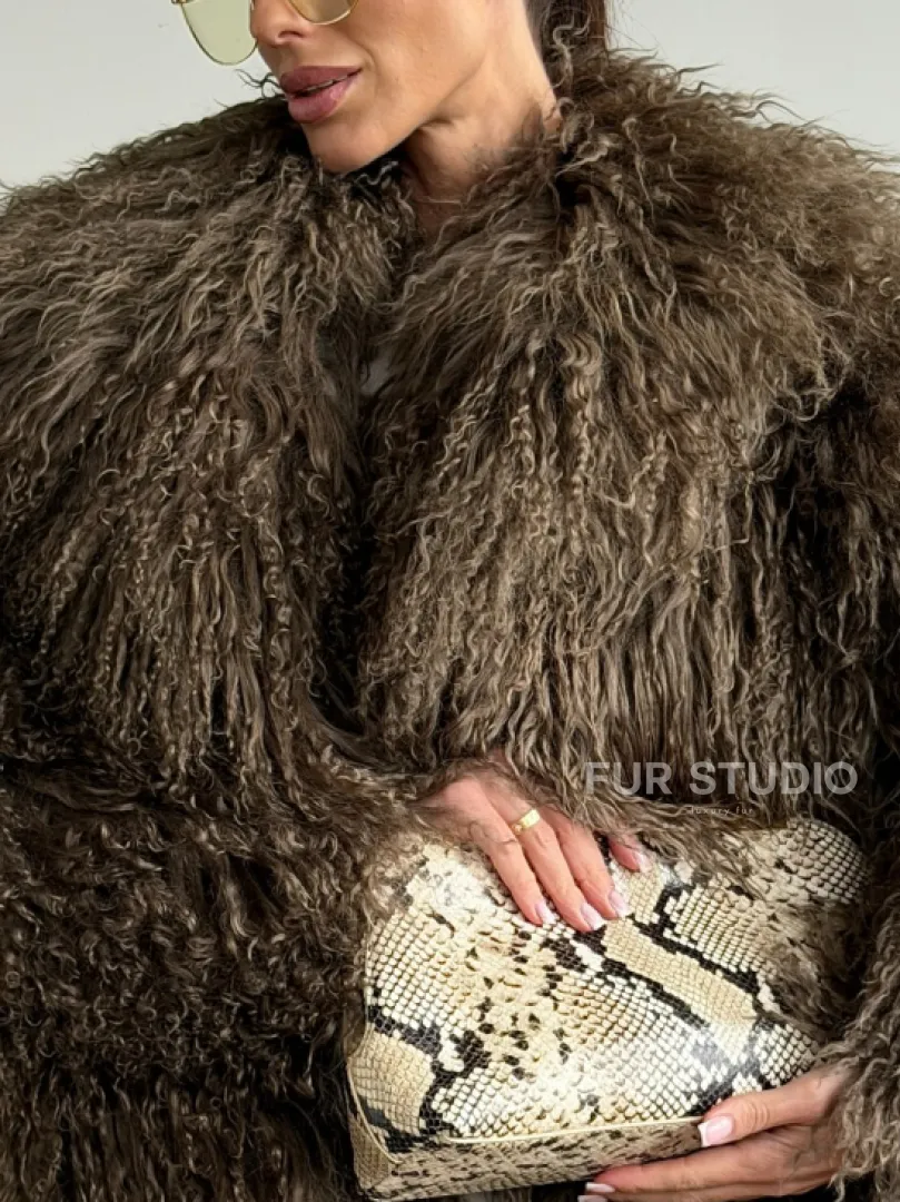 Шуба из лама