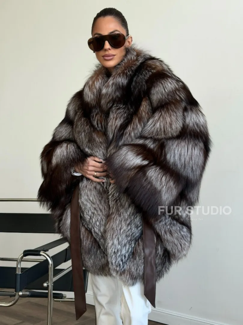 Шуба из лисы - летучая мышь