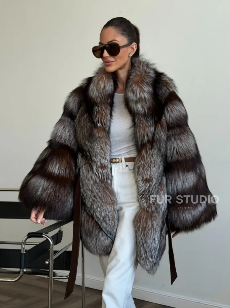 Шуба из лисы - летучая мышь