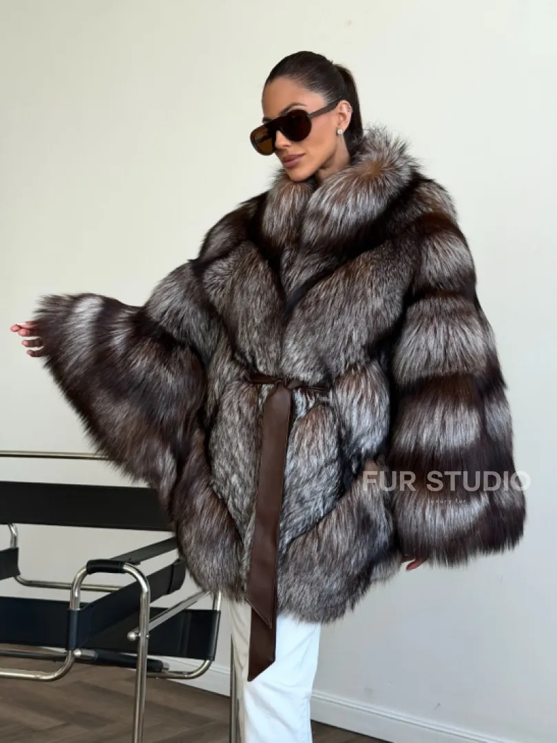 Шуба из лисы - летучая мышь