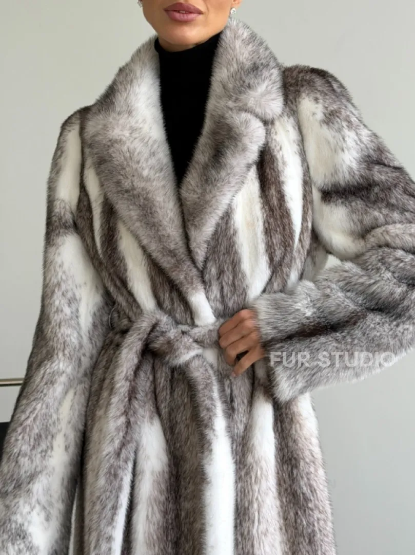 Шуба норковая - крестовка