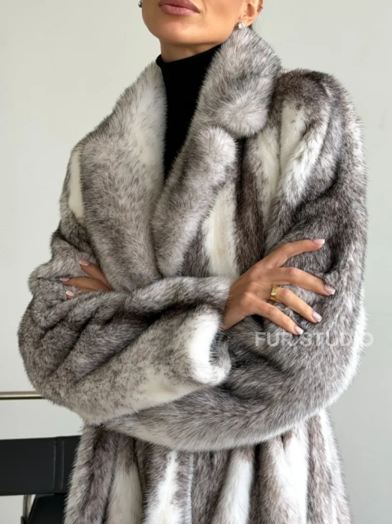 Шуба норковая - крестовка