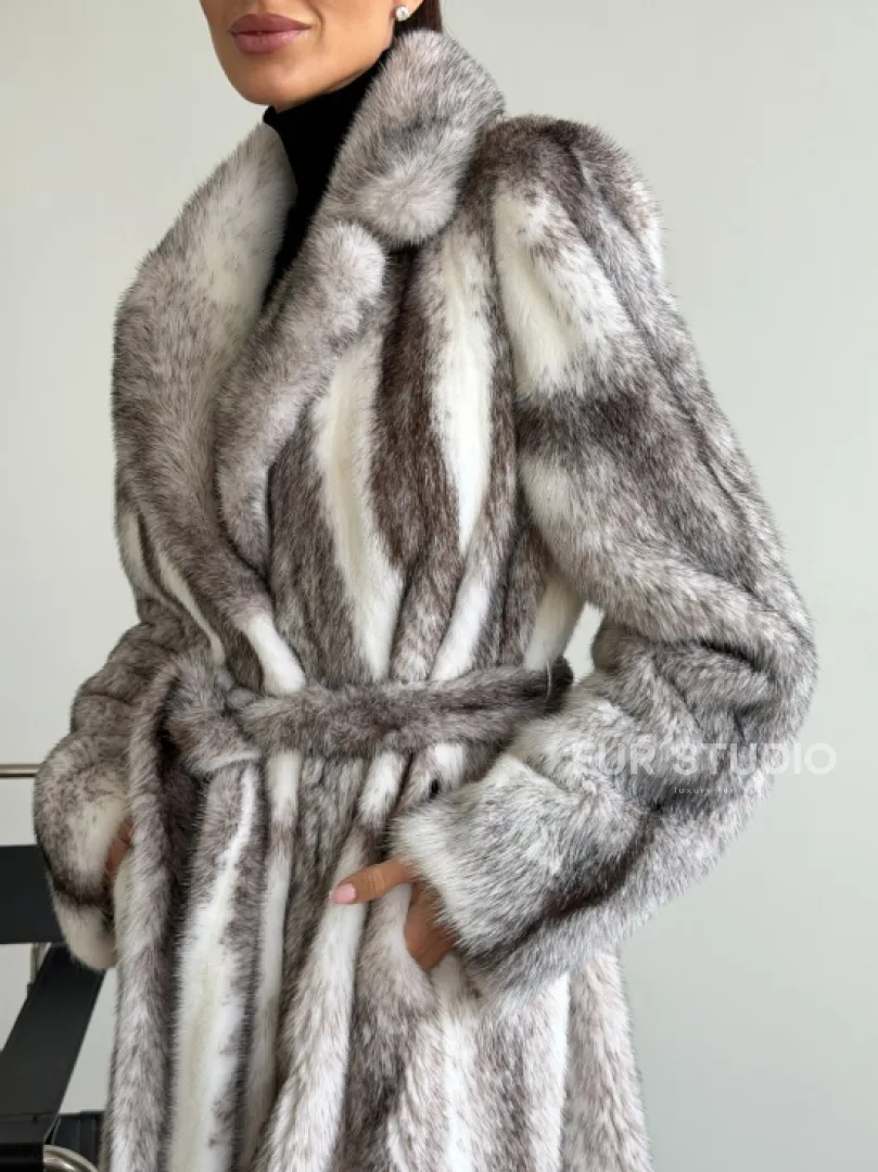 Шуба норковая - крестовка