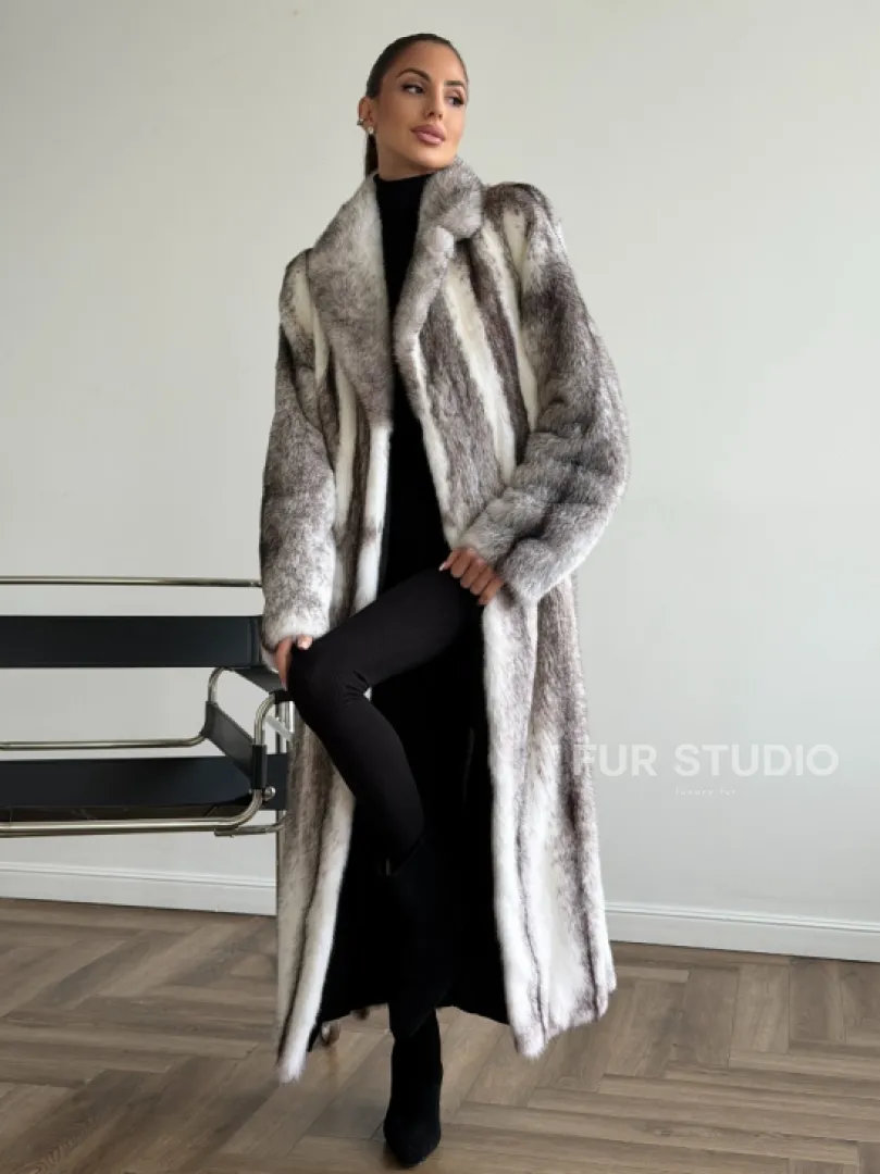 Шуба норковая - крестовка