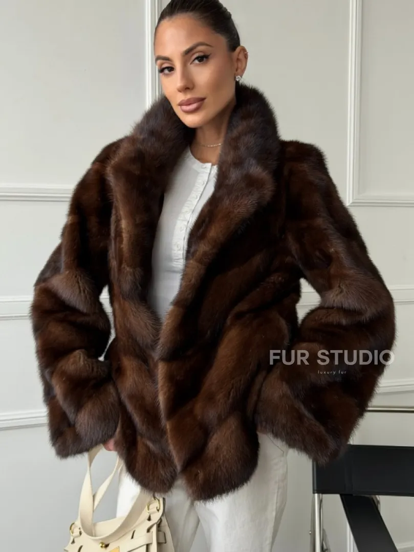 Автоледи - шуба из соболиной норки