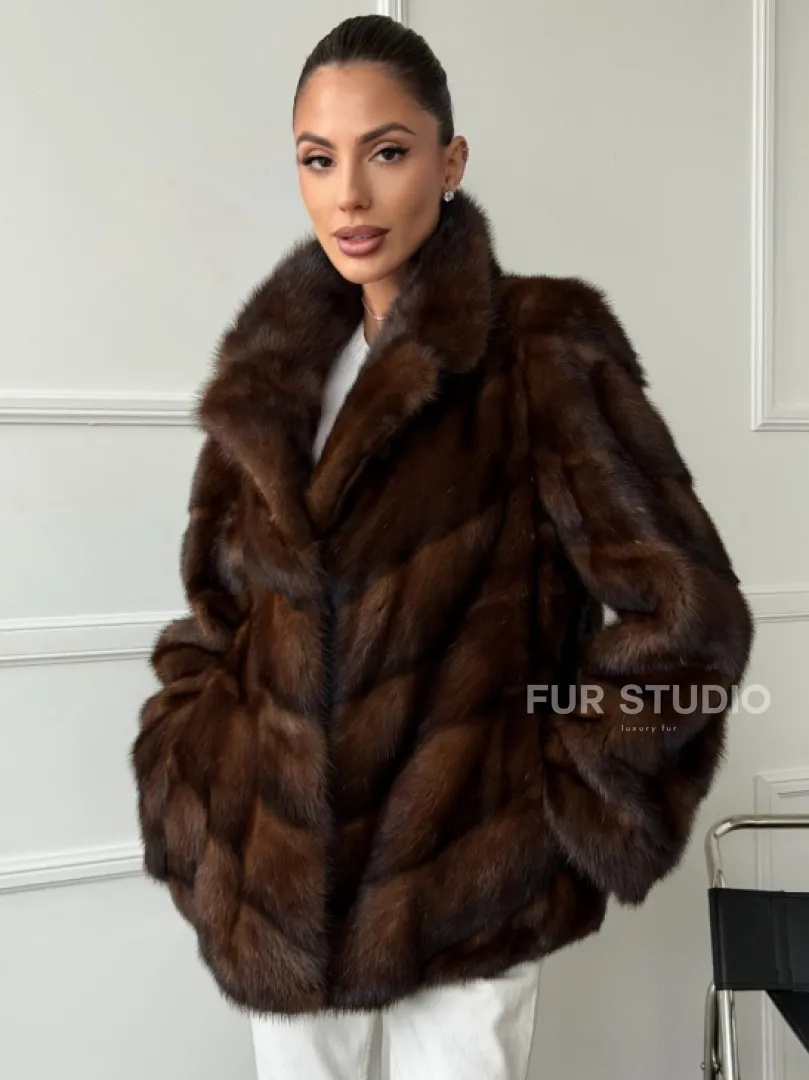 Автоледи - шуба из соболиной норки