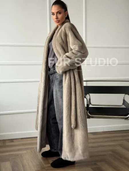 Норковая шуба - фото 3