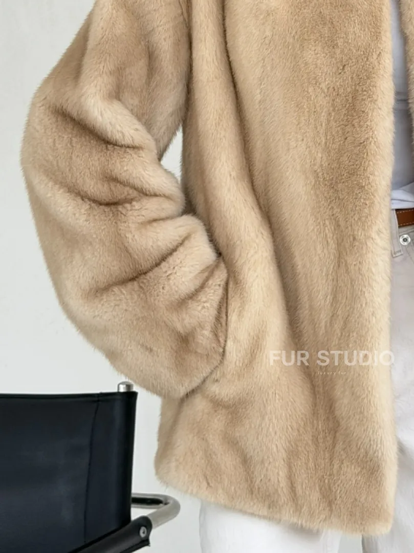 Жакет из натурального меха норки - Palomino