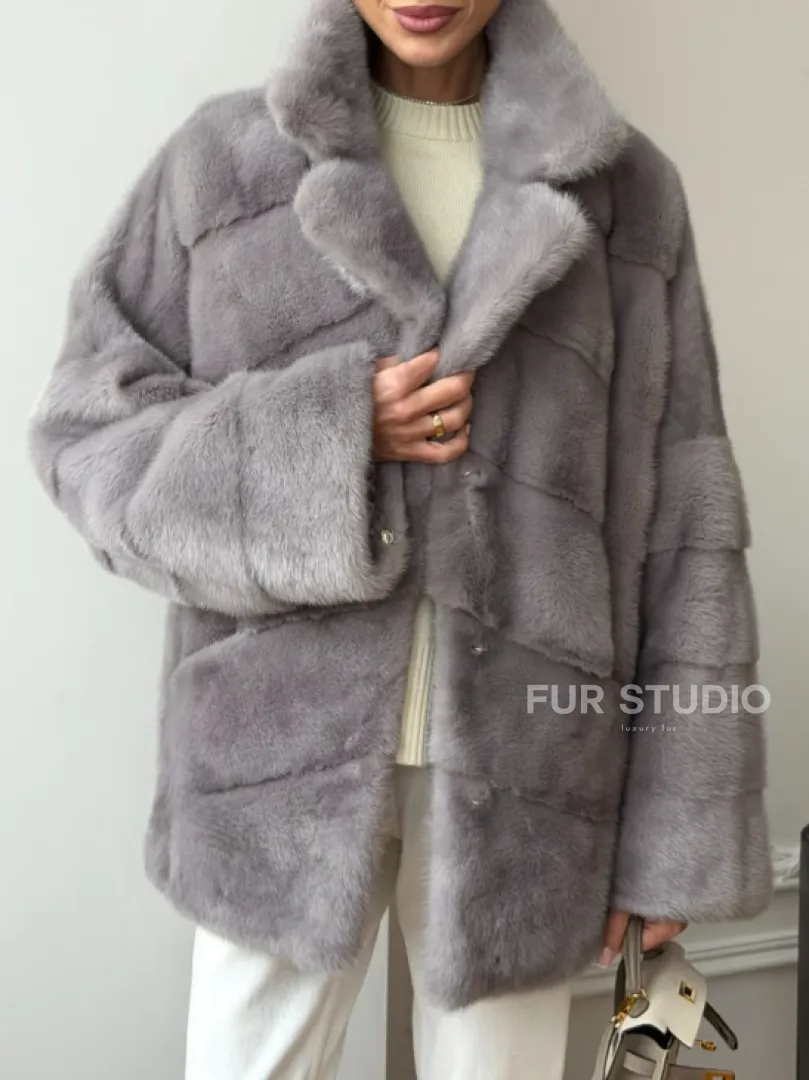 Полушубок норковый