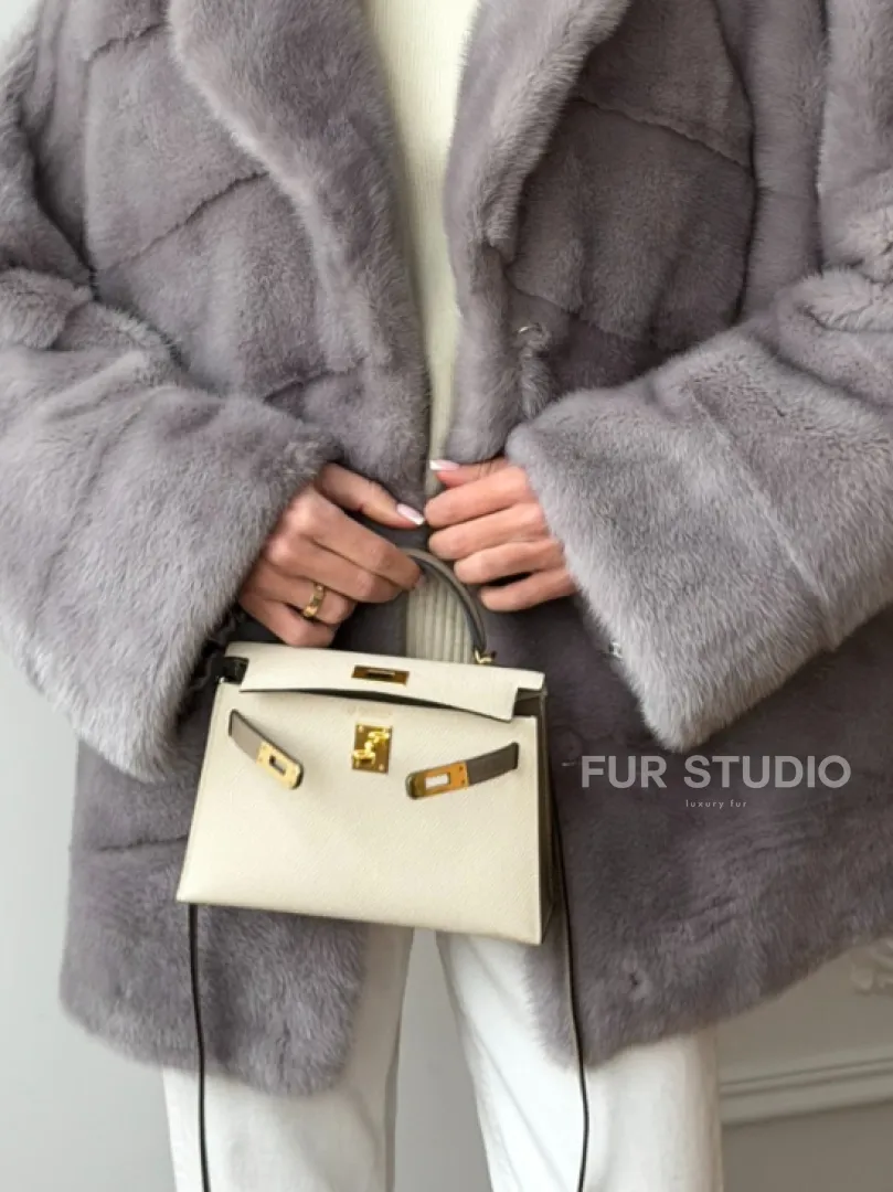 Полушубок норковый