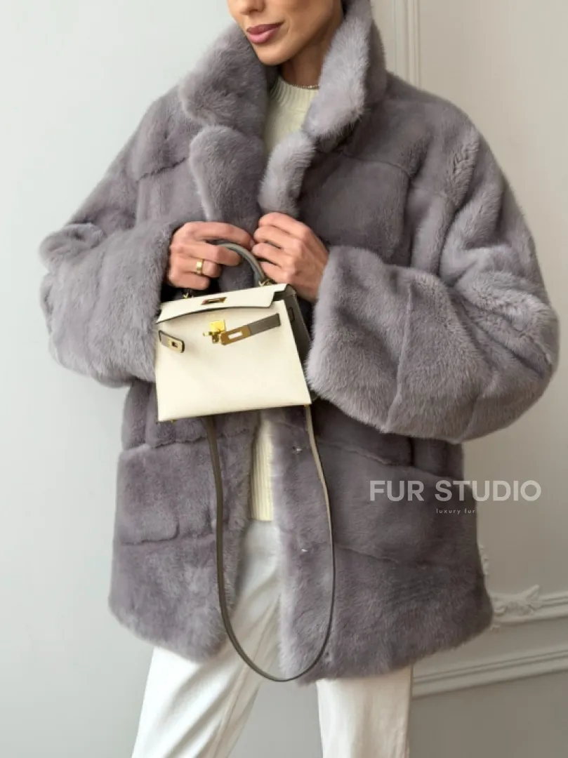 Полушубок норковый