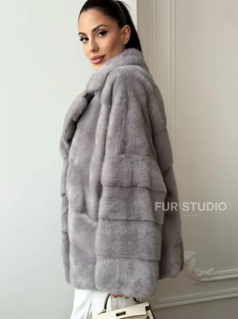 Полушубок норковый