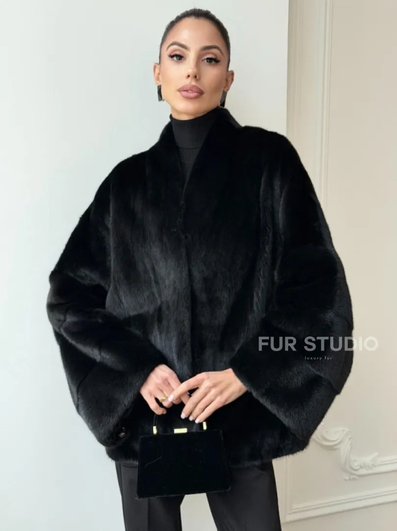 Норковая шуба из аукционного меха Saga Furs Mink