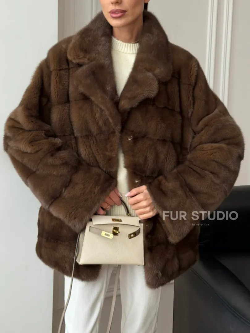 Норковый полушубок