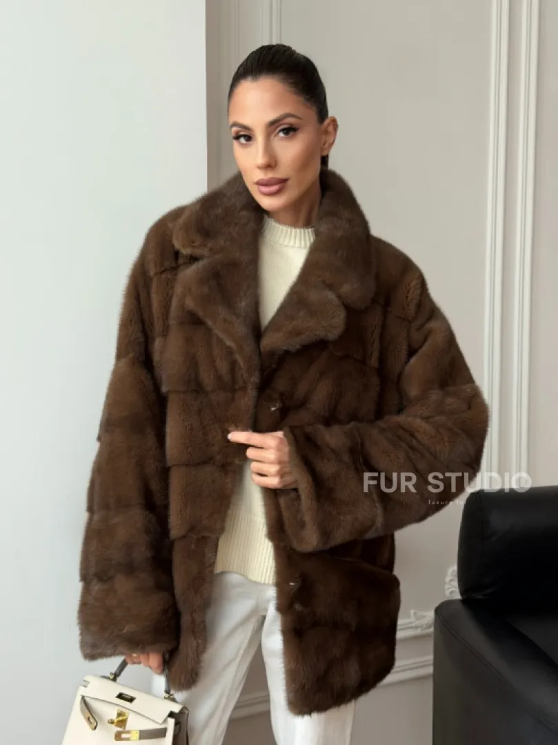 Норковый полушубок