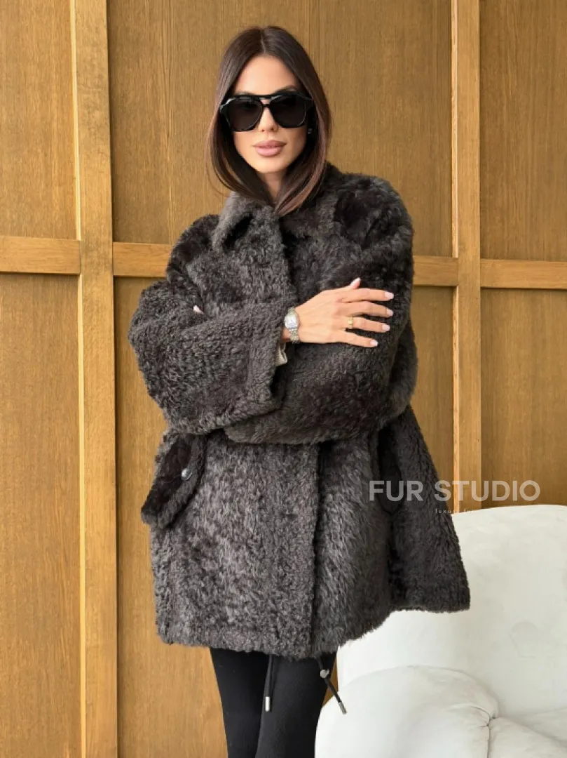 Шуба из овчины - натуральная