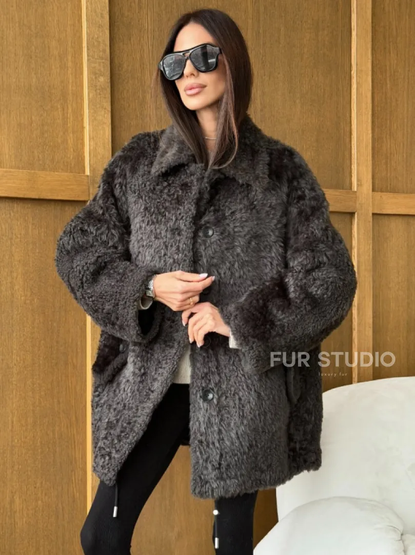 Шуба из овчины - натуральная