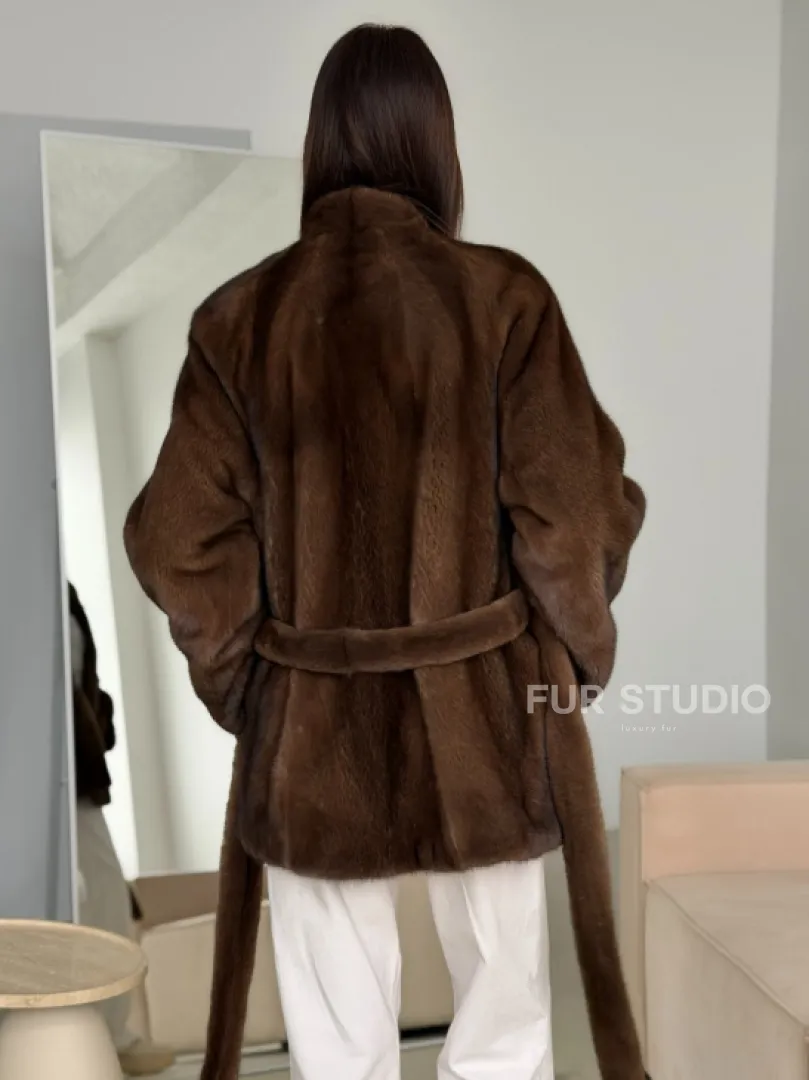 Модная норковая шуба 2026