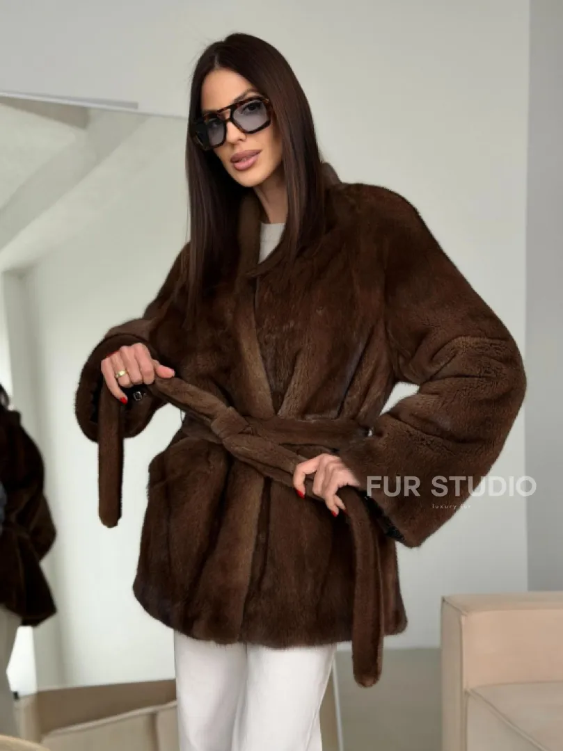 Модная норковая шуба 2026