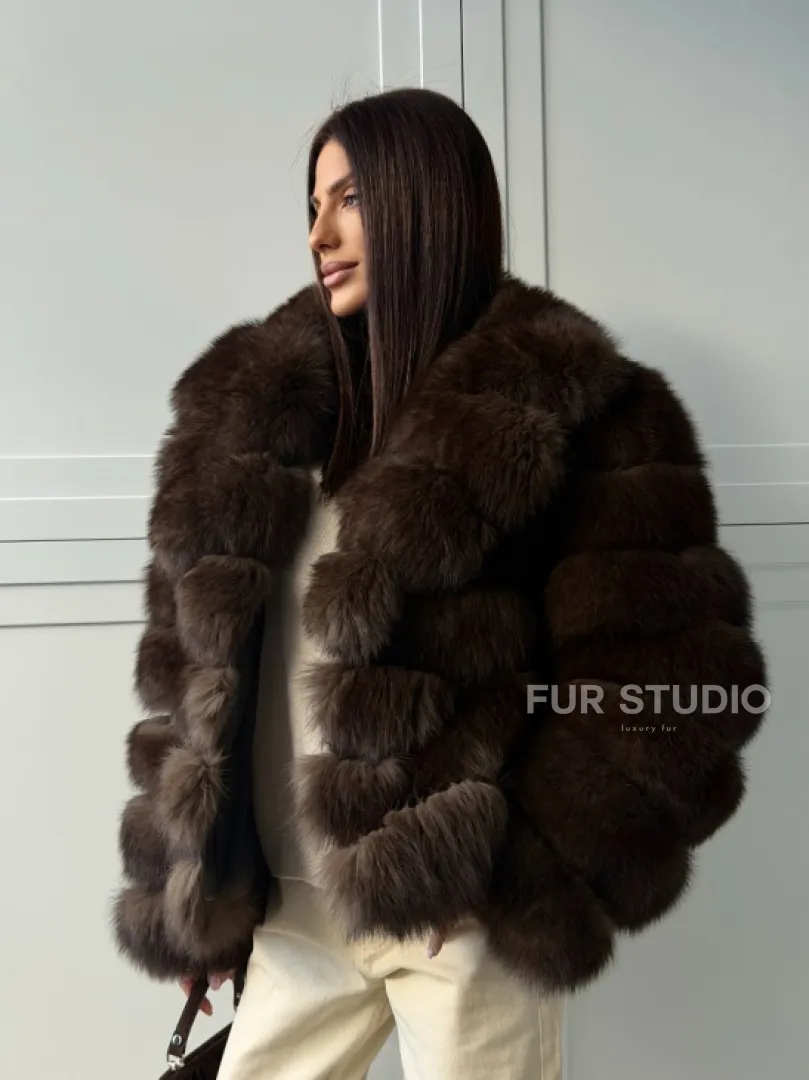 Полушубок из песца 