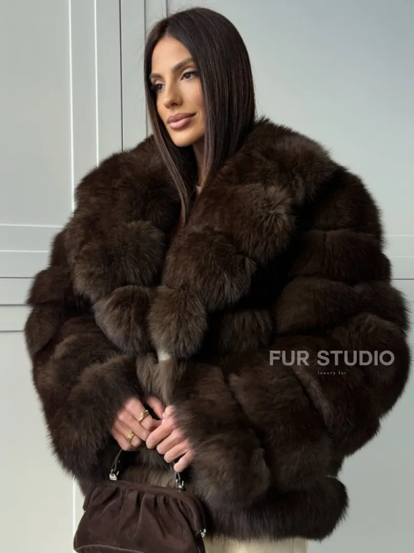 Полушубок из песца 