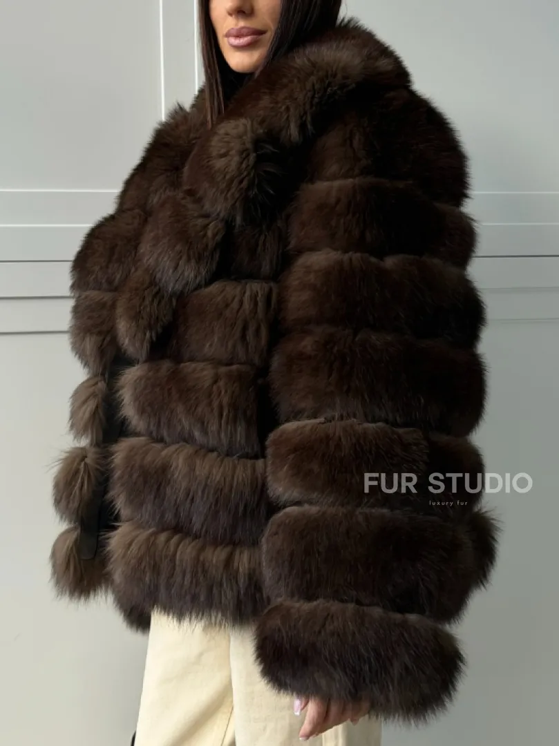 Полушубок из песца 