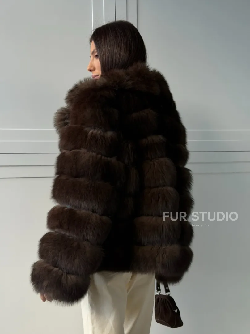 Полушубок из песца 