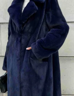 Норковая шуба цельный мех Saga furs