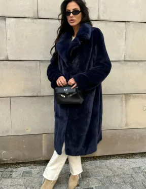 Норковая шуба цельный мех Saga furs