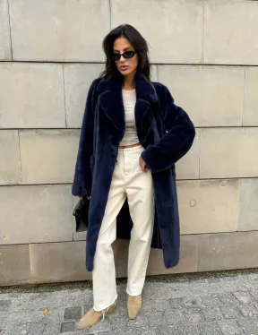 Норковая шуба цельный мех Saga furs