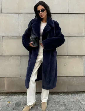 Норковая шуба цельный мех Saga furs