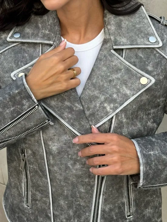 Косуха из натуральной кожи  VINTAGE COLLECTION