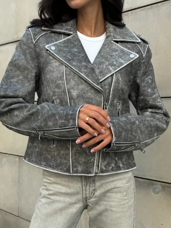 Косуха из натуральной кожи  VINTAGE COLLECTION