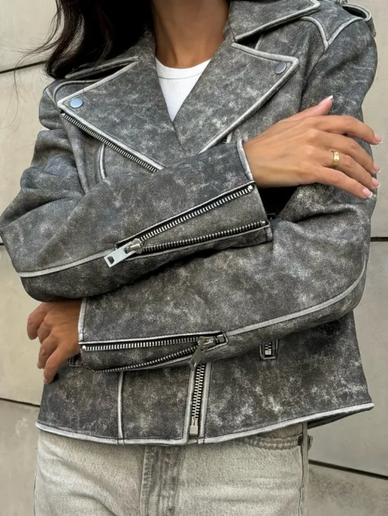 Косуха из натуральной кожи  VINTAGE COLLECTION