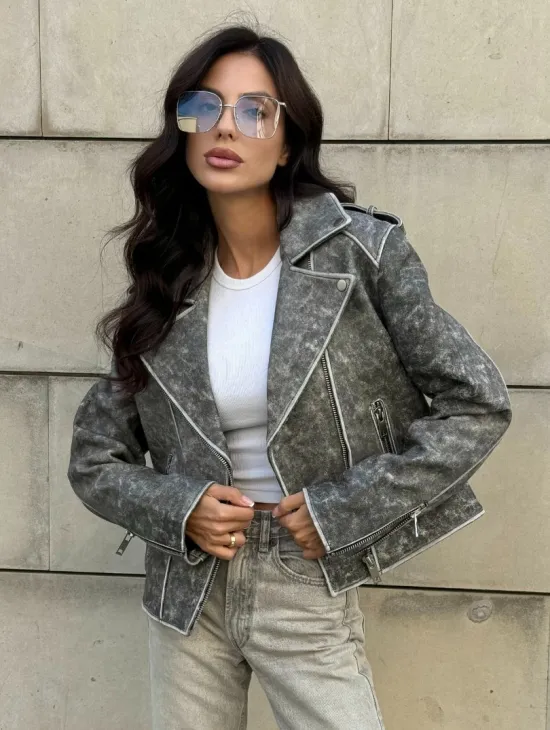 Косуха из натуральной кожи  VINTAGE COLLECTION