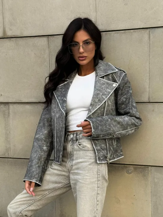 Косуха из натуральной кожи  VINTAGE COLLECTION