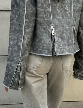 Косуха из натуральной кожи  VINTAGE COLLECTION