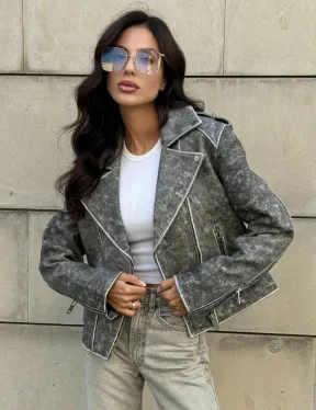 Косуха из натуральной кожи  VINTAGE COLLECTION