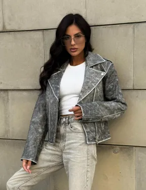 Косуха из натуральной кожи  VINTAGE COLLECTION