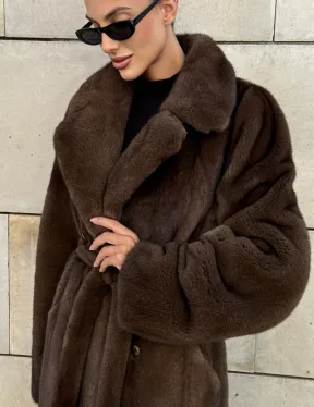 Норковая шуба цельный мех английский воротник KOPENHAGEN FUR