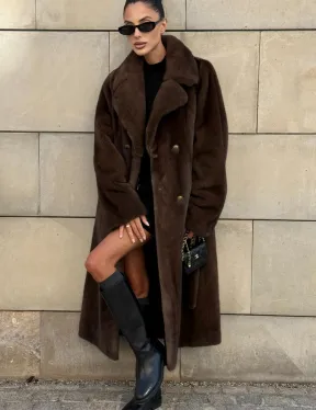 Норковая шуба цельный мех английский воротник KOPENHAGEN FUR