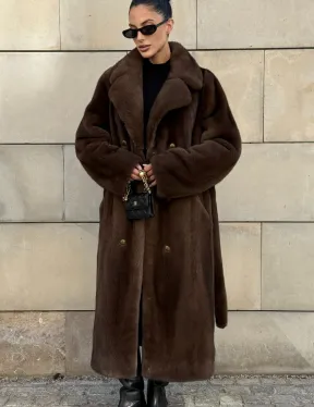 Норковая шуба цельный мех английский воротник KOPENHAGEN FUR