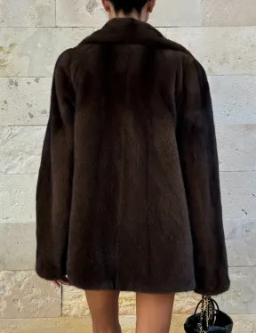 Норковая куртка (косуха) из аукционной скандинавской норки