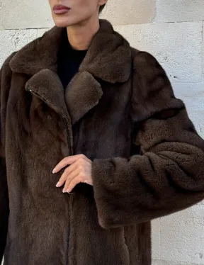 Норковая куртка (косуха) из аукционной скандинавской норки