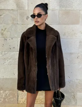 Норковая куртка (косуха) из аукционной скандинавской норки