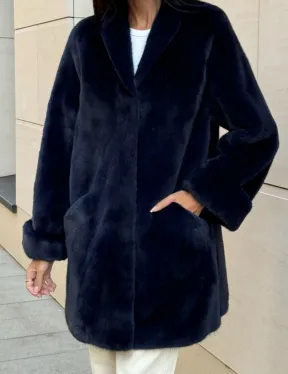 Шуба из аукционного меха норки KOPENHAGEN FUR