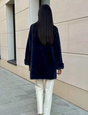 Шуба из аукционного меха норки KOPENHAGEN FUR