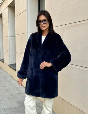 Шуба из аукционного меха норки KOPENHAGEN FUR