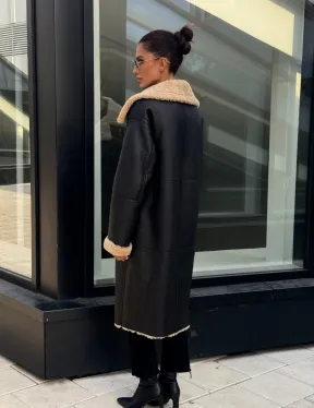 Женская натуральная дубленка из кожи силка