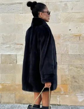 Шуба (жакет) из меха норки KOPENGAGEN FUR